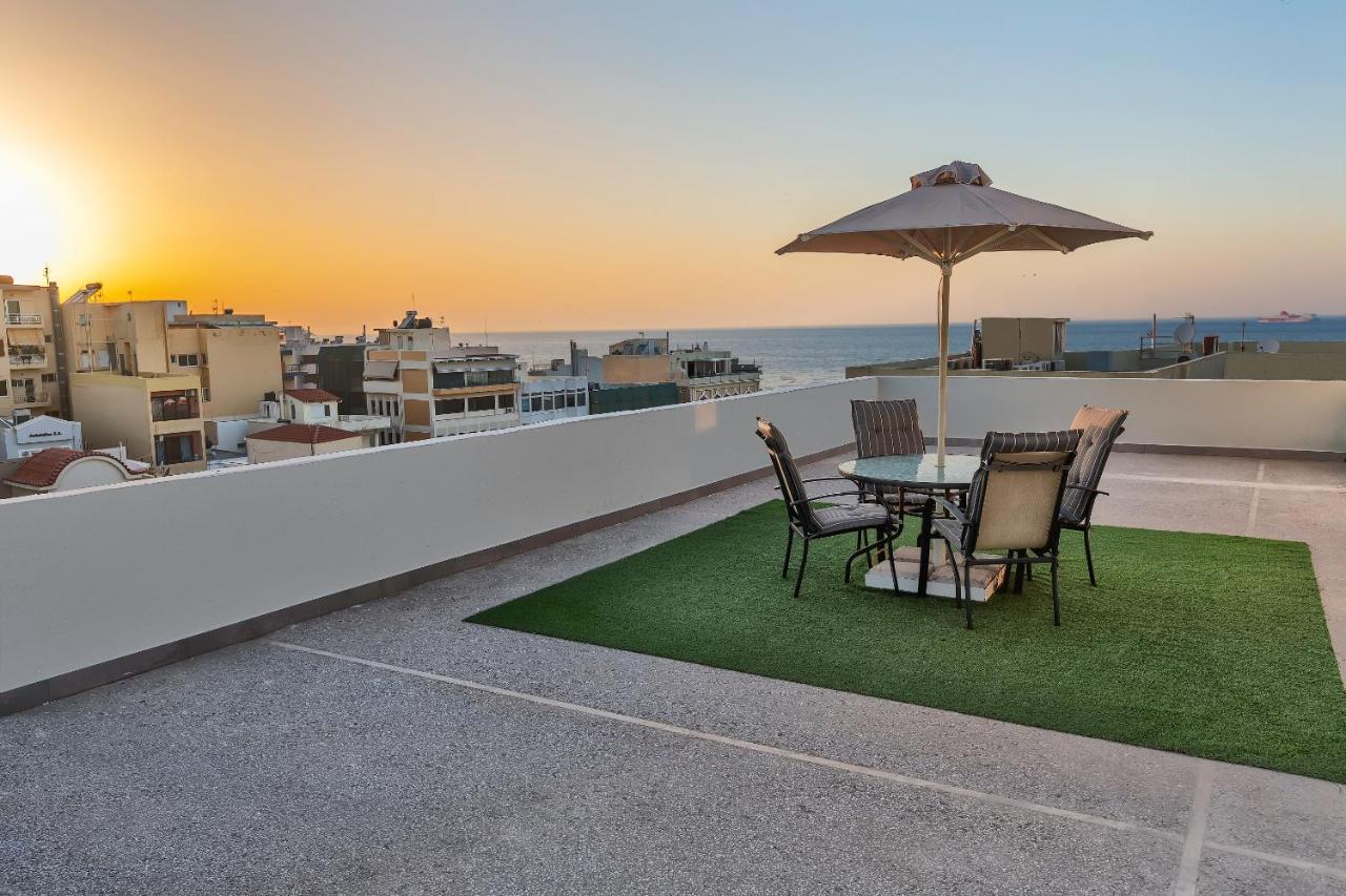Seaside & Central Terrace Heraklion  Bagian luar foto